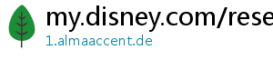 my.disney.com/reset